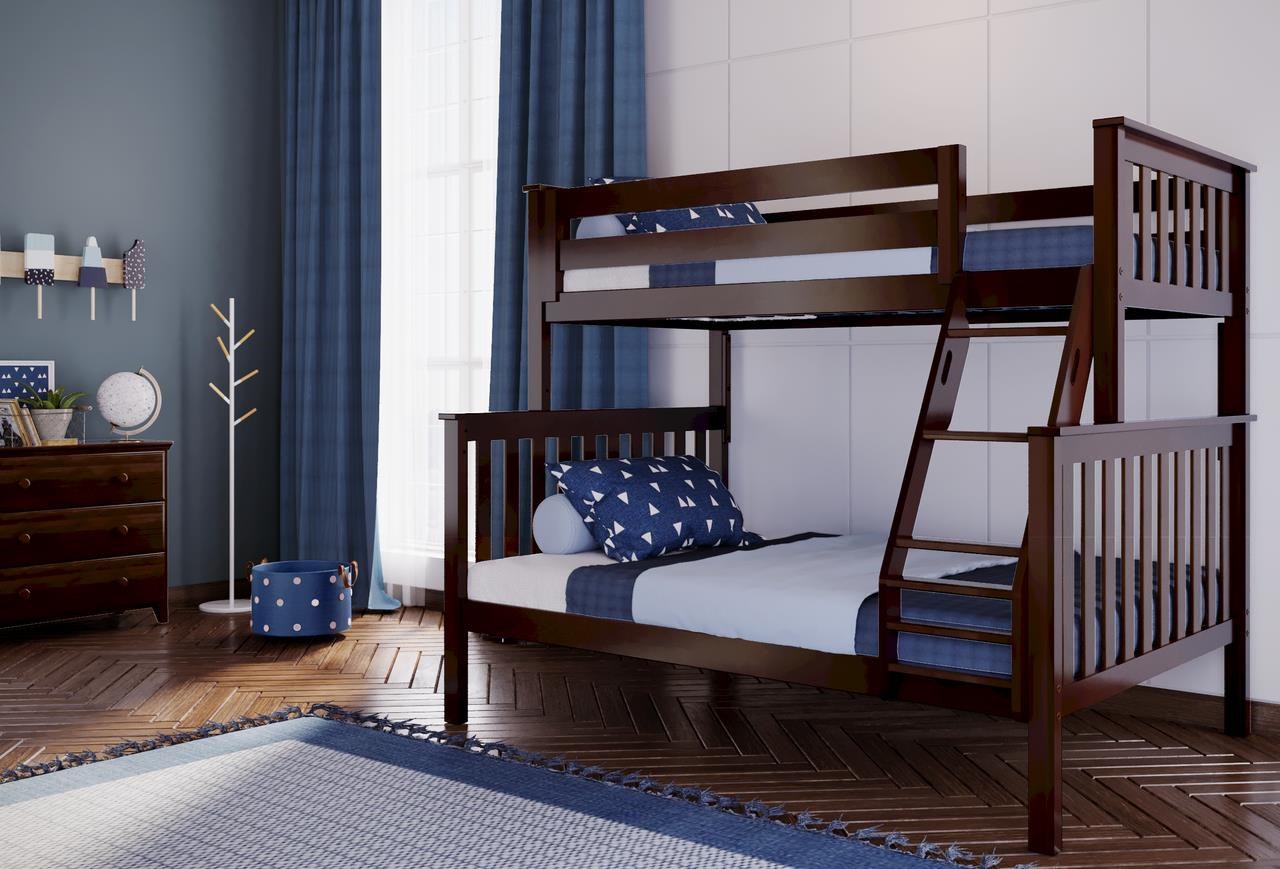 Furniture of america columbia twin hot sale xl over queen bunk bed